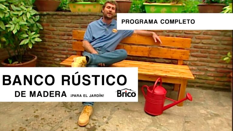 Bancos de Madera: El Toque R&uacute;stico Perfecto para Terrazas