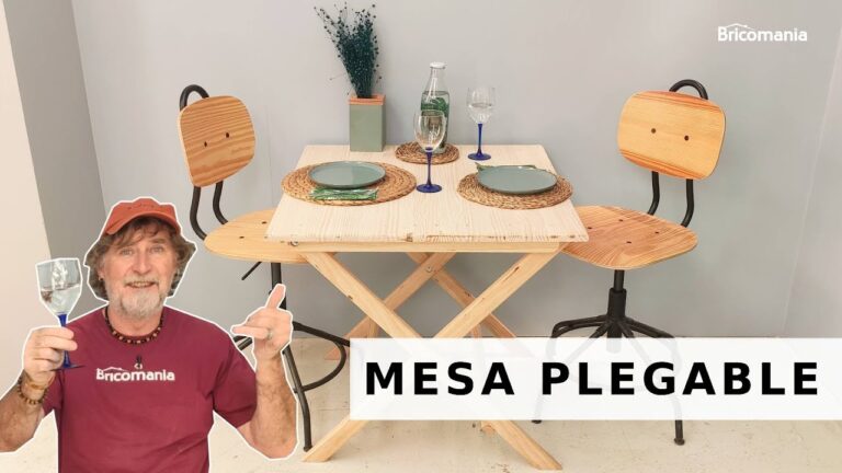 Mesas Plegables para Terrazas Peque&ntilde;as: Soluciones Funcionales